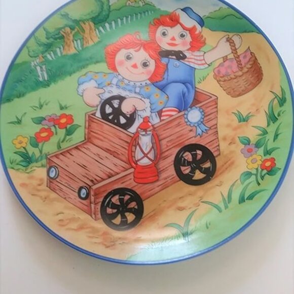 Raggedy Ann & Andy 1983 WINNING STREAK Collector Plate Bobbs-Merrill Co Numbered - Picture 5 of 5